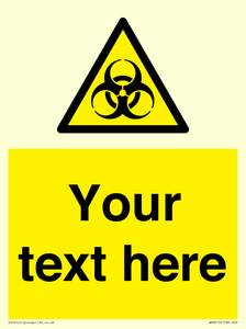 Custom Bio-Hazard Sign